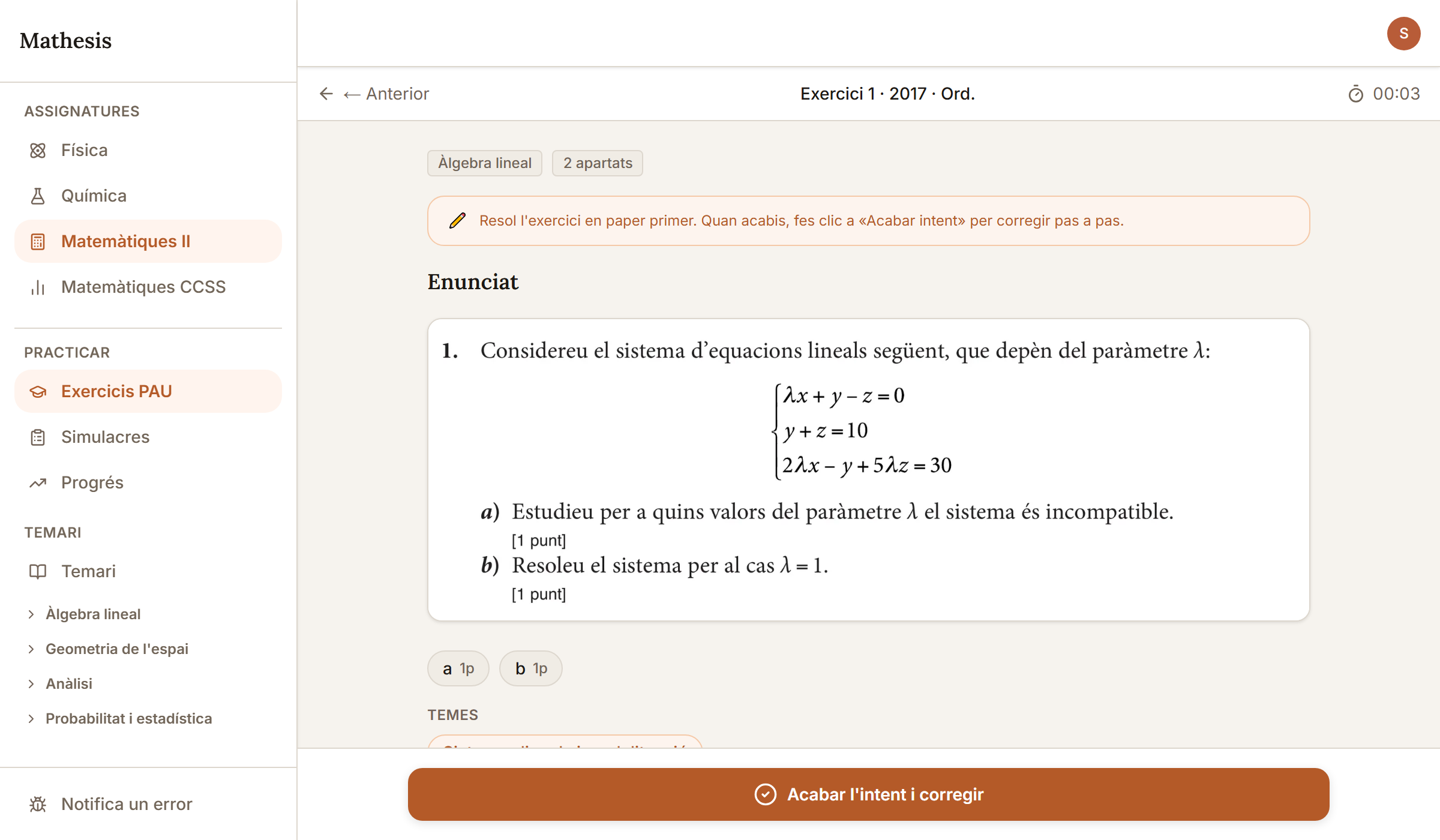 Correcció pas a pas — entén cada resolució